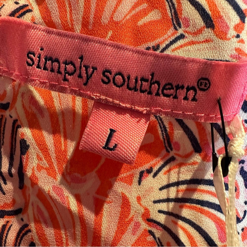 Simply Southern Pink and Purple Midi Dress - Picture 7 of 11
